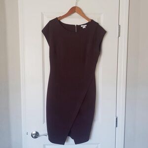 Elegant Brown Women's Dress